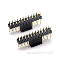 Conector de cabezal de clavija de paso de 2,54 mm 24P